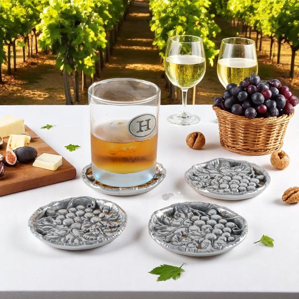 Grape Drink Coaster Set of 4 Arthur Court Designs