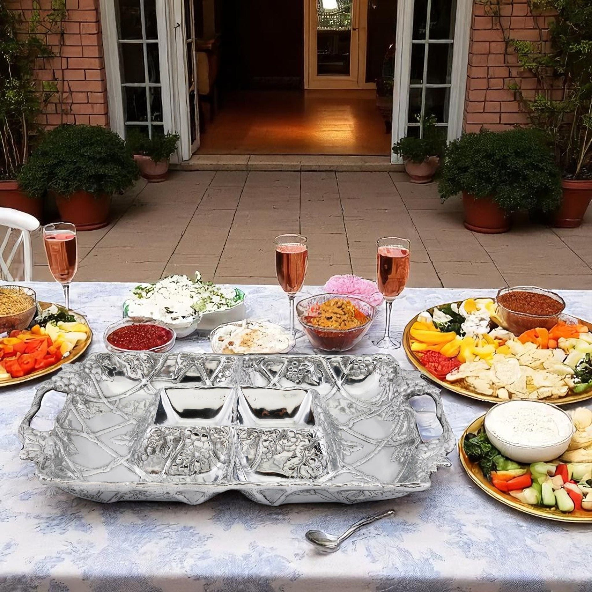 Grape Entertainment Tray Arthur Court Designs