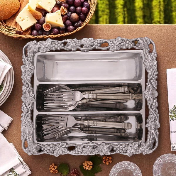 Grape Flatware Caddy Arthur Court Designs
