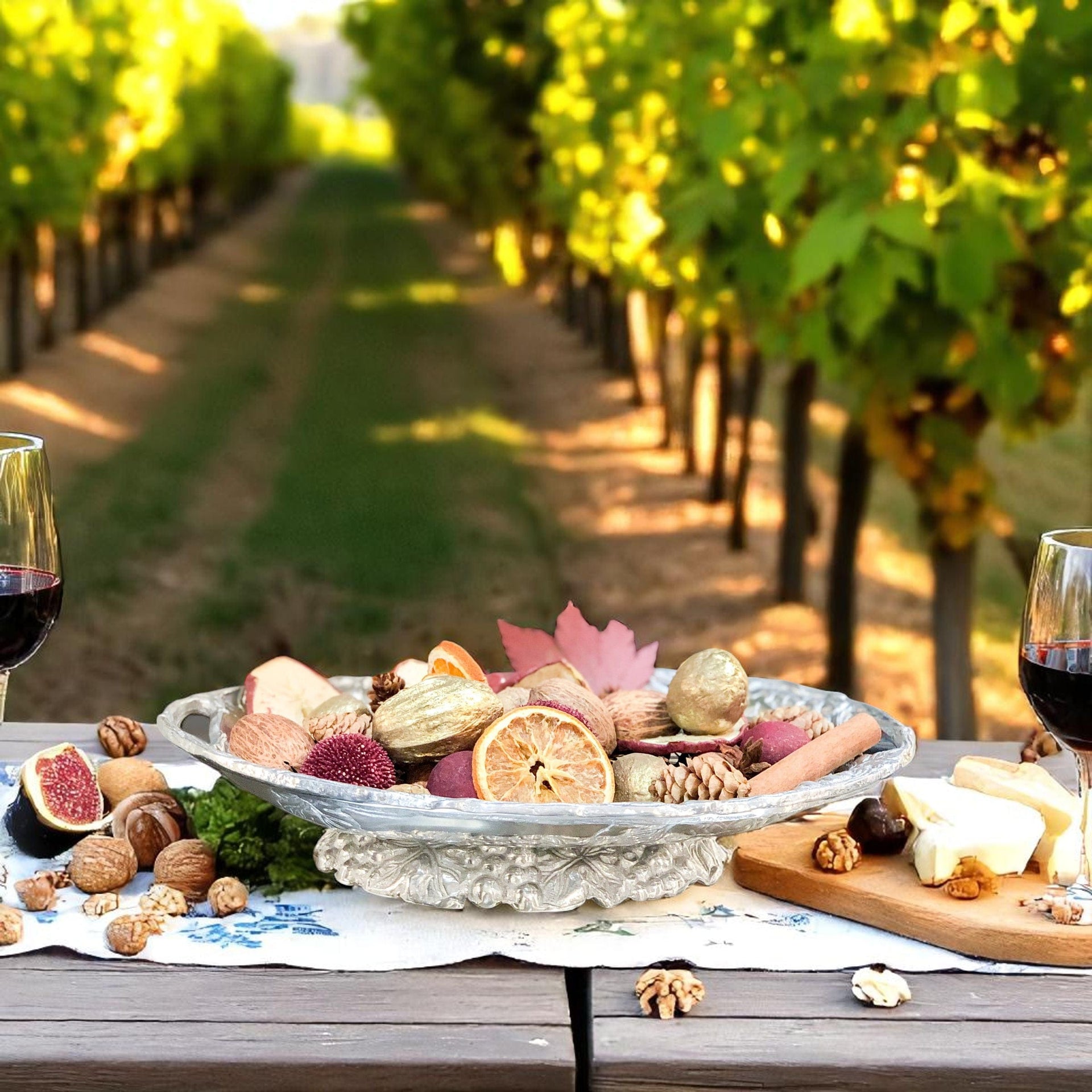 Grape Footed Side Dish Arthur Court Designs