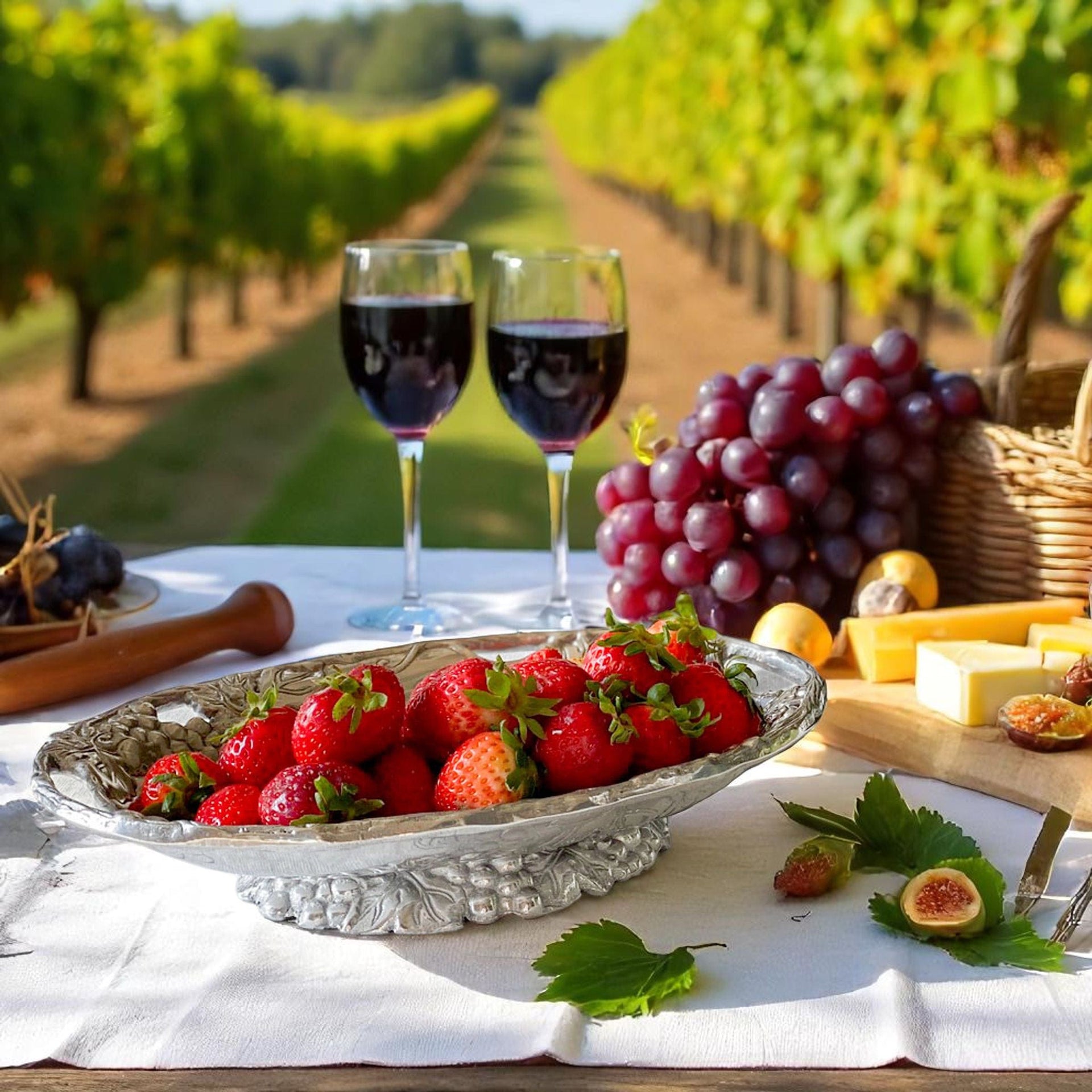 Grape Footed Side Dish Arthur Court Designs