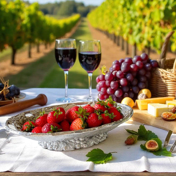 Grape Footed Side Dish Arthur Court Designs