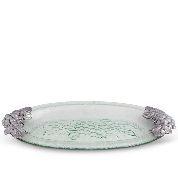 Grape Glass Platter Arthur Court Designs