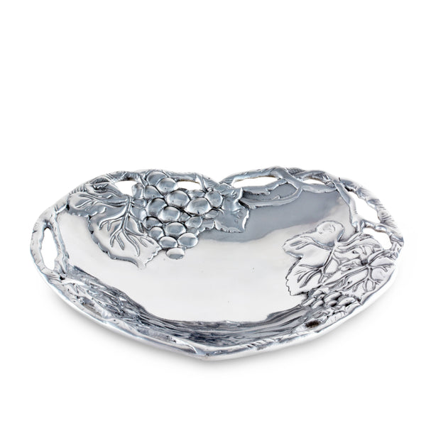 Grape Heart Coupe Tray Arthur Court Designs