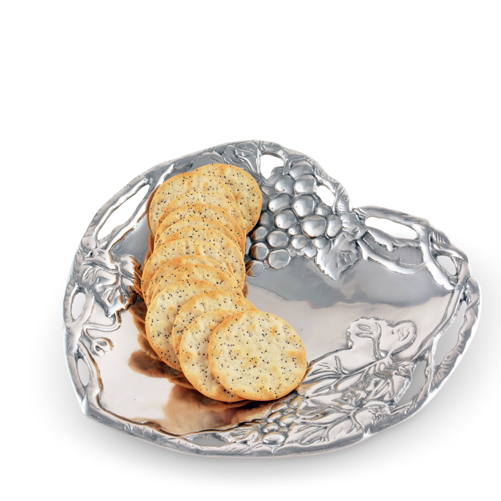 Grape Heart Coupe Tray Arthur Court Designs