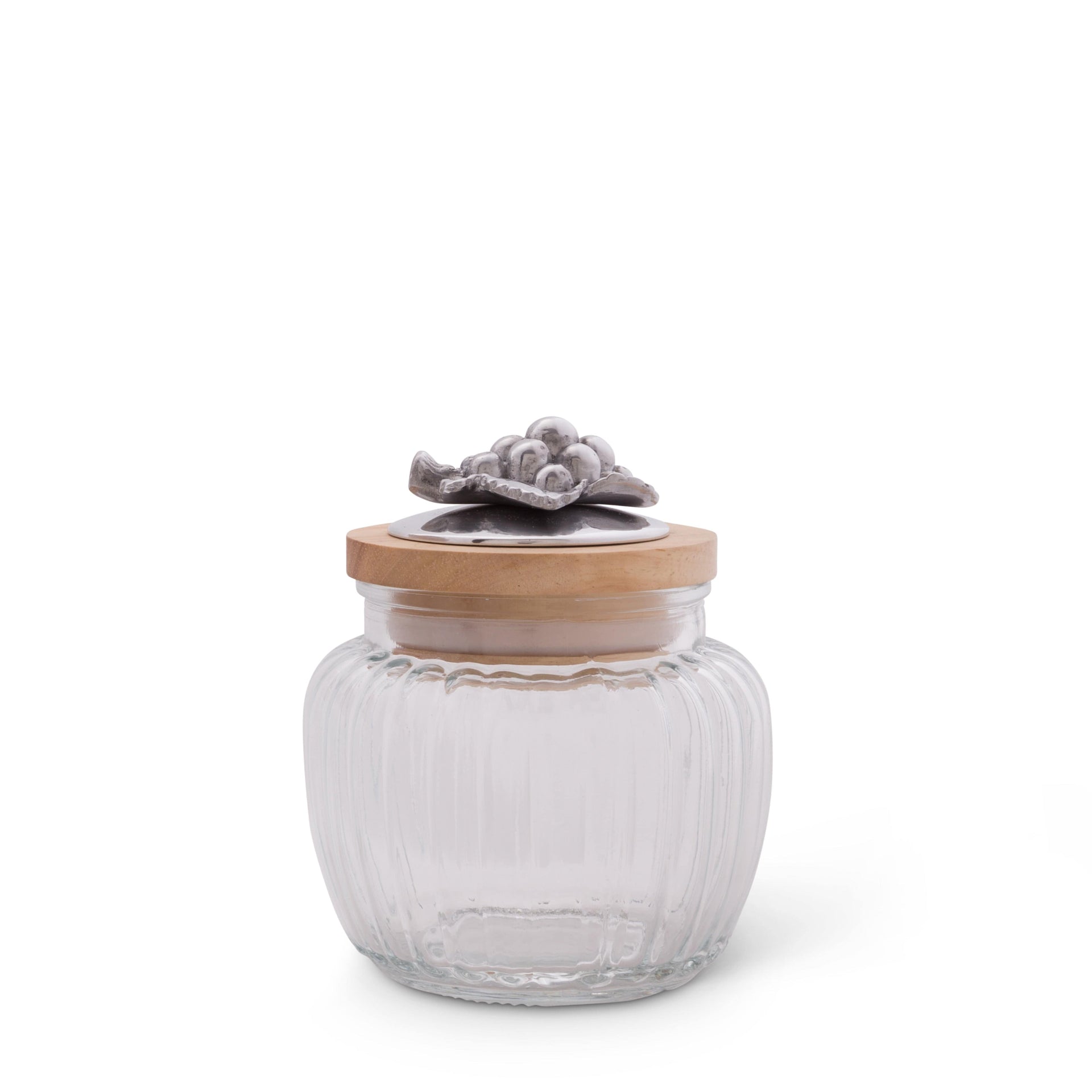 Grape Knob Glass Canisters