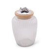Grape Knob Glass Canisters