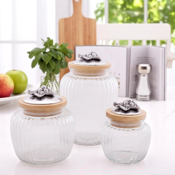 Grape Knob Glass Canisters Arthur Court Designs