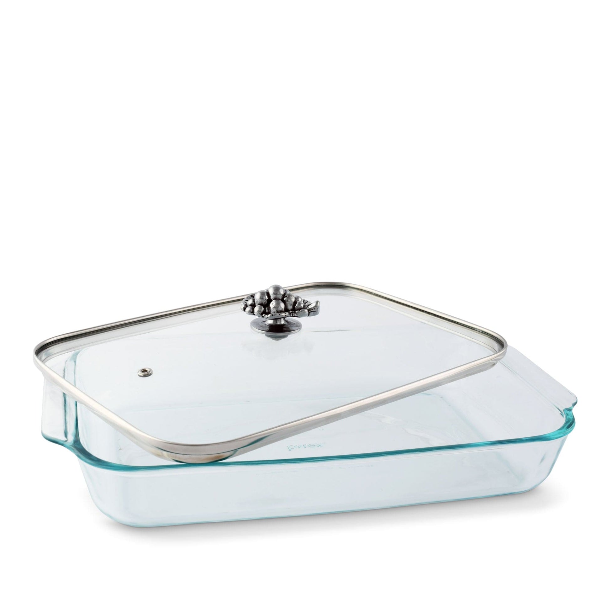 Grape Lid with Pyrex 3 quart Baking Dish by Arthur Court Designs