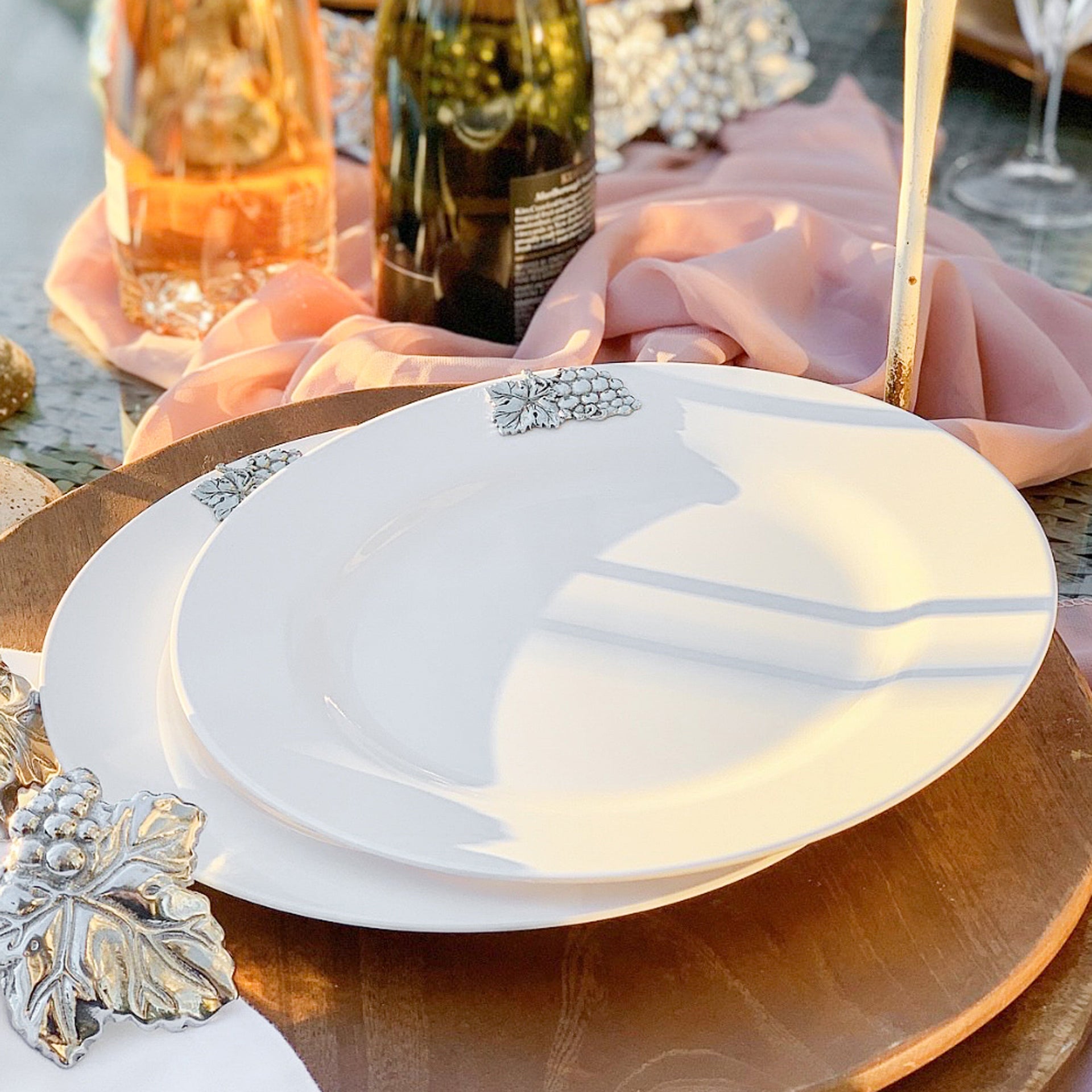 Grape Melamine Lunch Plates - Set of 4 Arthur Court Designs