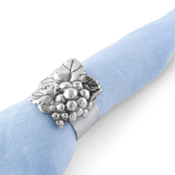 Grape Napkin Rings - set of 4 Arthur Court Designs