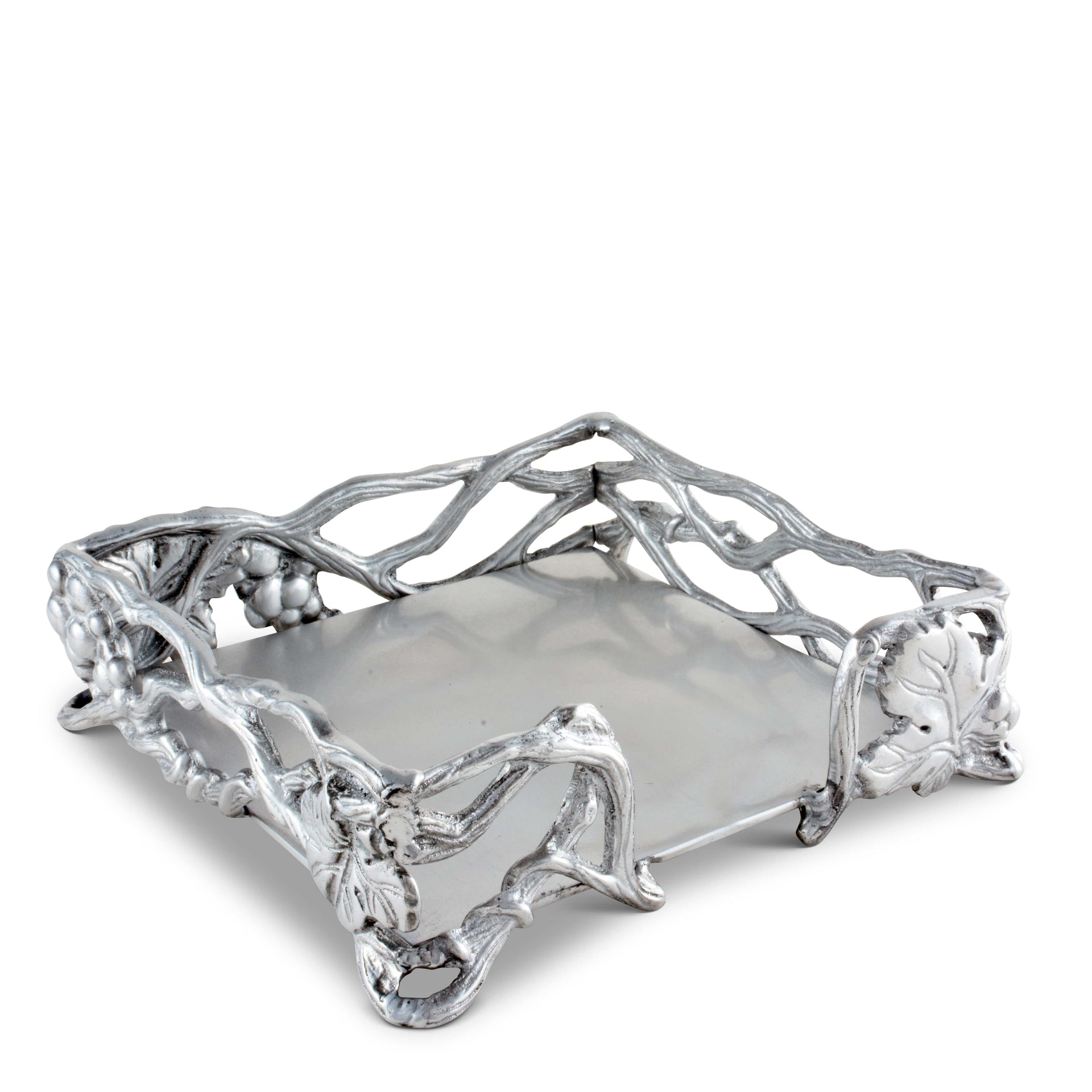 Grape Open Vine Napkin Box