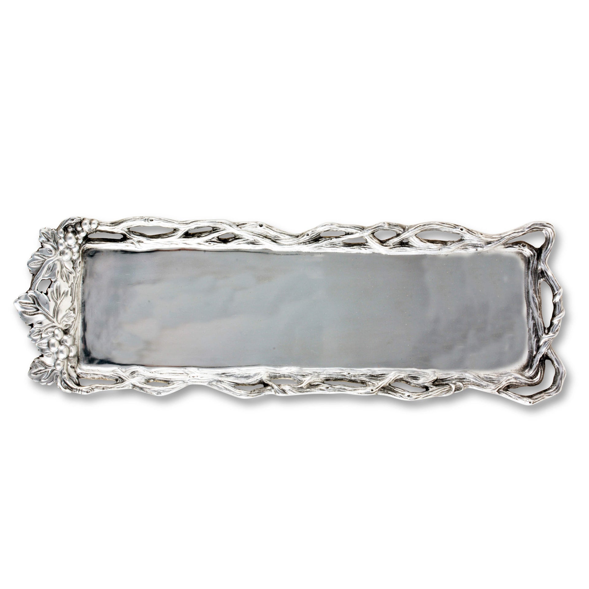 Grape Open Vine Oblong Tray Arthur Court Designs