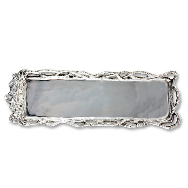 Grape Open Vine Oblong Tray Arthur Court Designs
