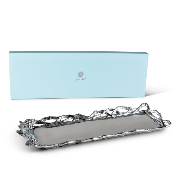 Grape Open Vine Oblong Tray Arthur Court Designs