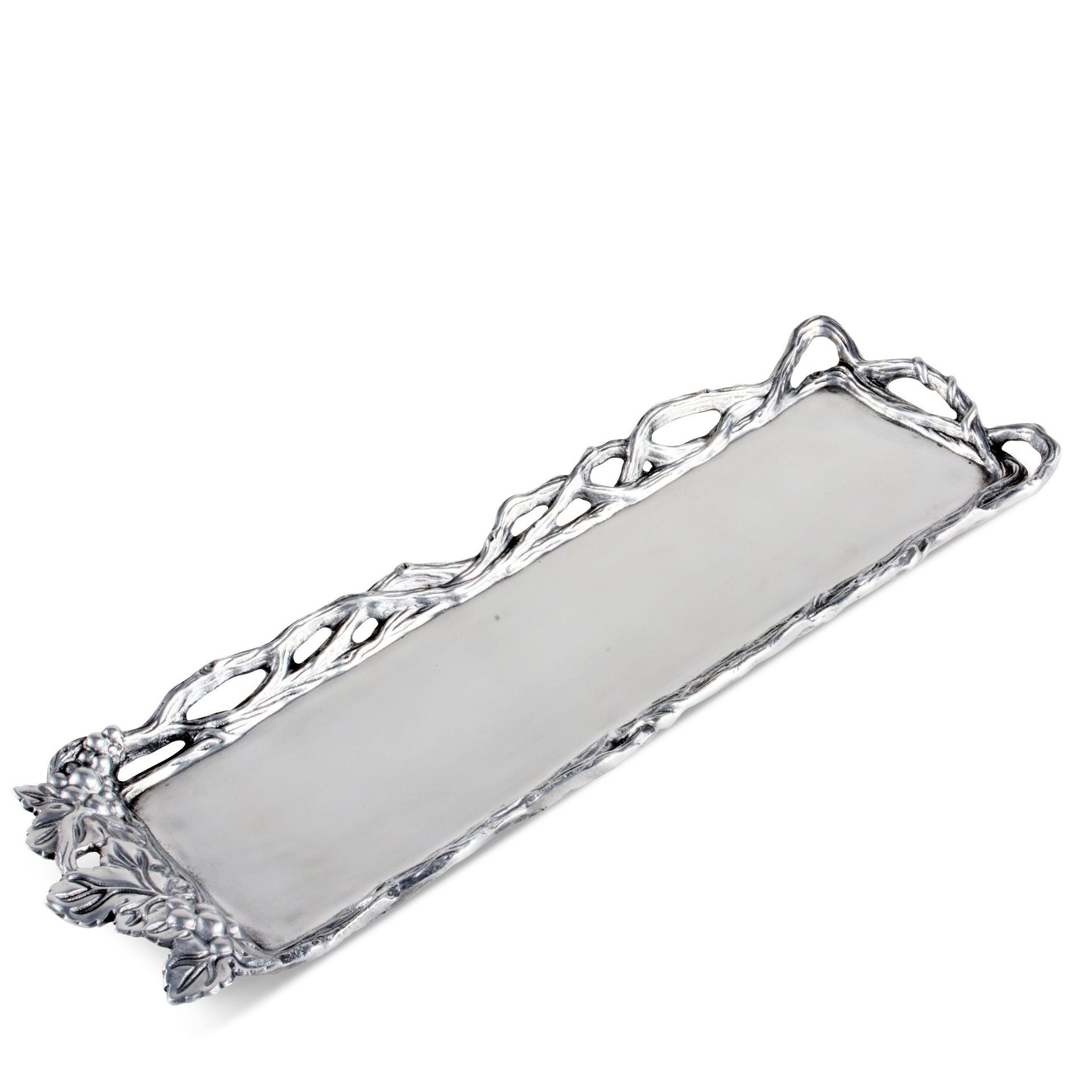 Grape Open Vine Oblong Tray Arthur Court Designs