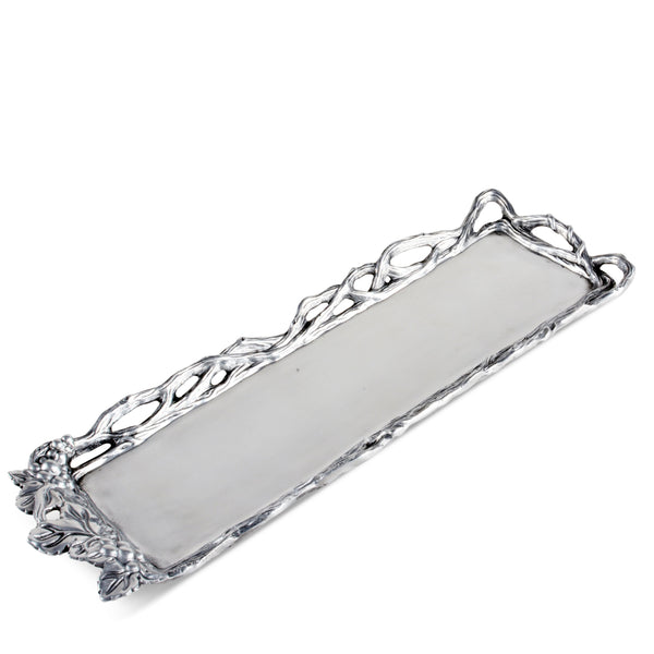 Grape Open Vine Oblong Tray