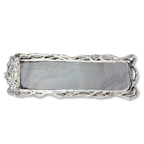 Grape Open Vine Oblong Tray