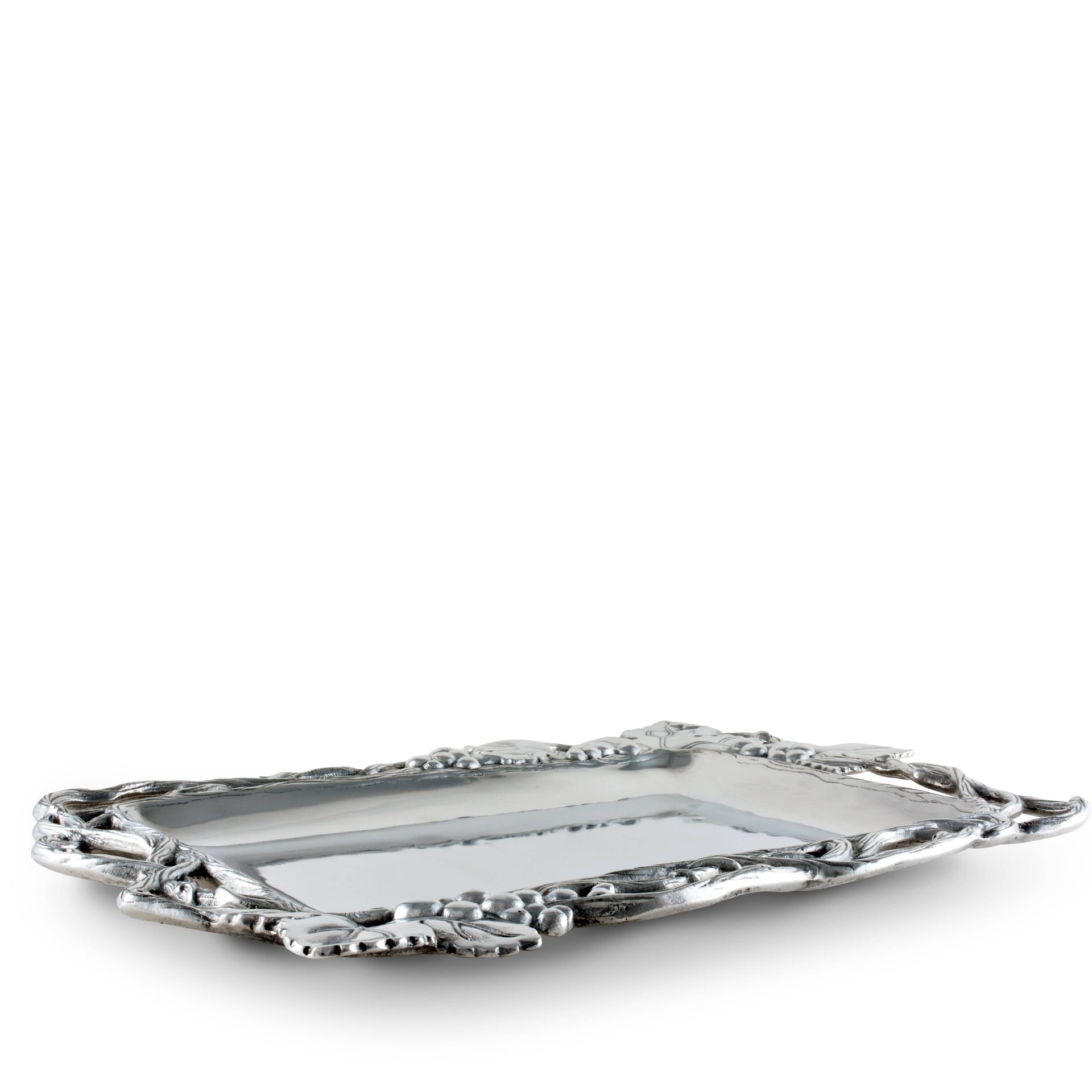 Grape Open Vine Rectangle Tray