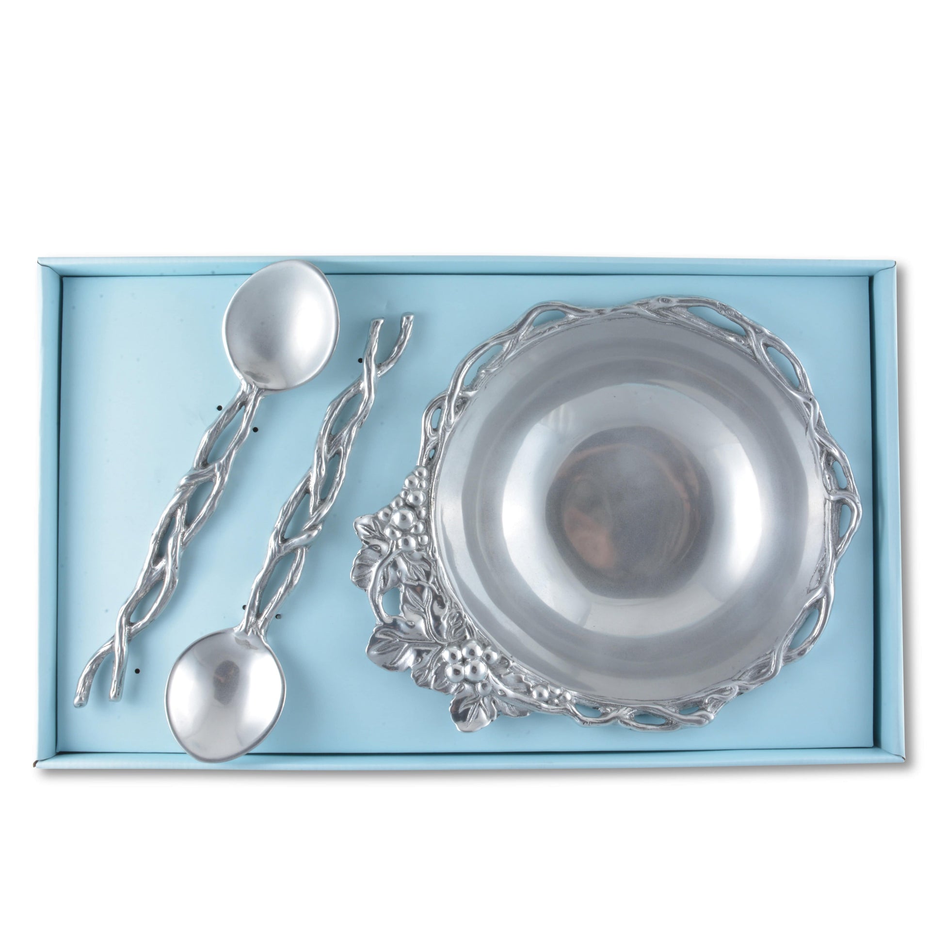 Grape Open Vine Salad Set 3-Pc Arthur Court Designs