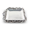 Grape Open Vine Square Tray 12