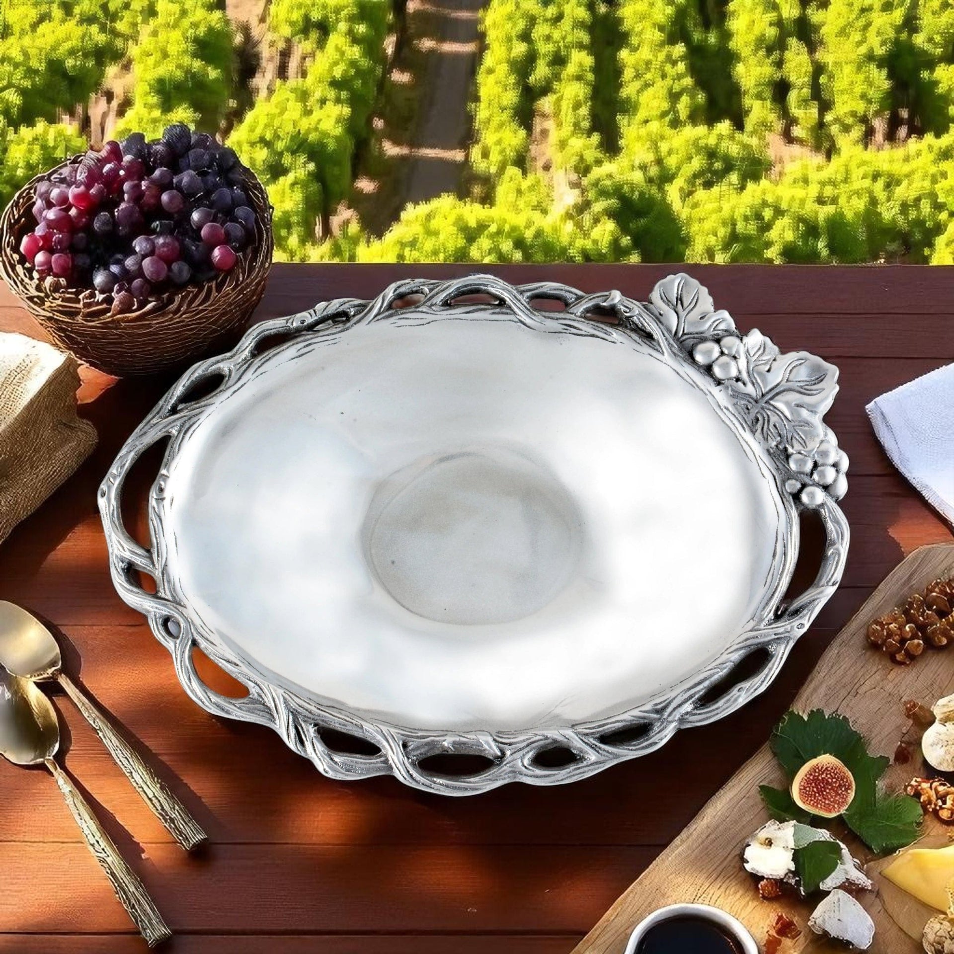 Grape Open Vine Vegetable Dish