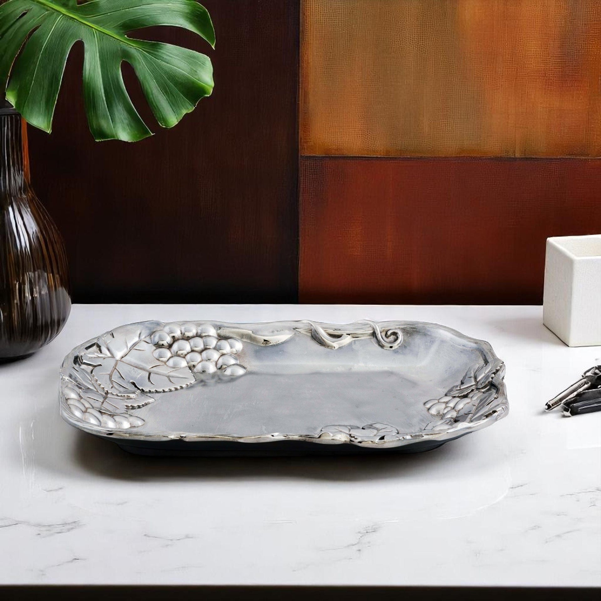 Grape Pattern Catch All Arthur Court Designs