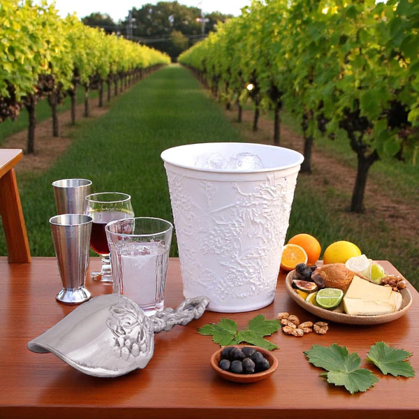 Grape Pattern Ice Scoop Arthur Court Designs