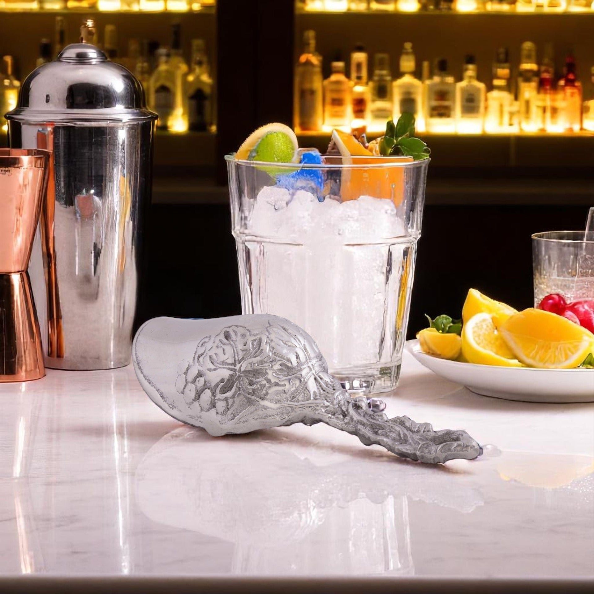 Grape Pattern Ice Scoop Arthur Court Designs