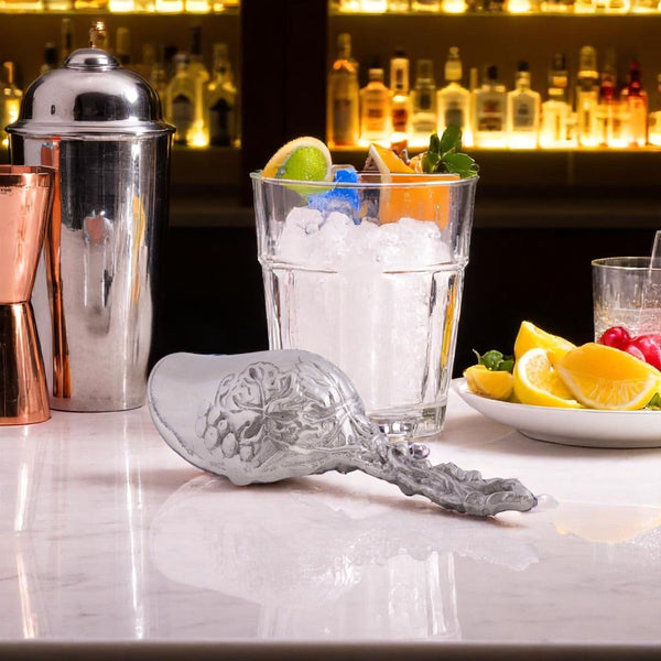 Grape Pattern Ice Scoop Arthur Court Designs