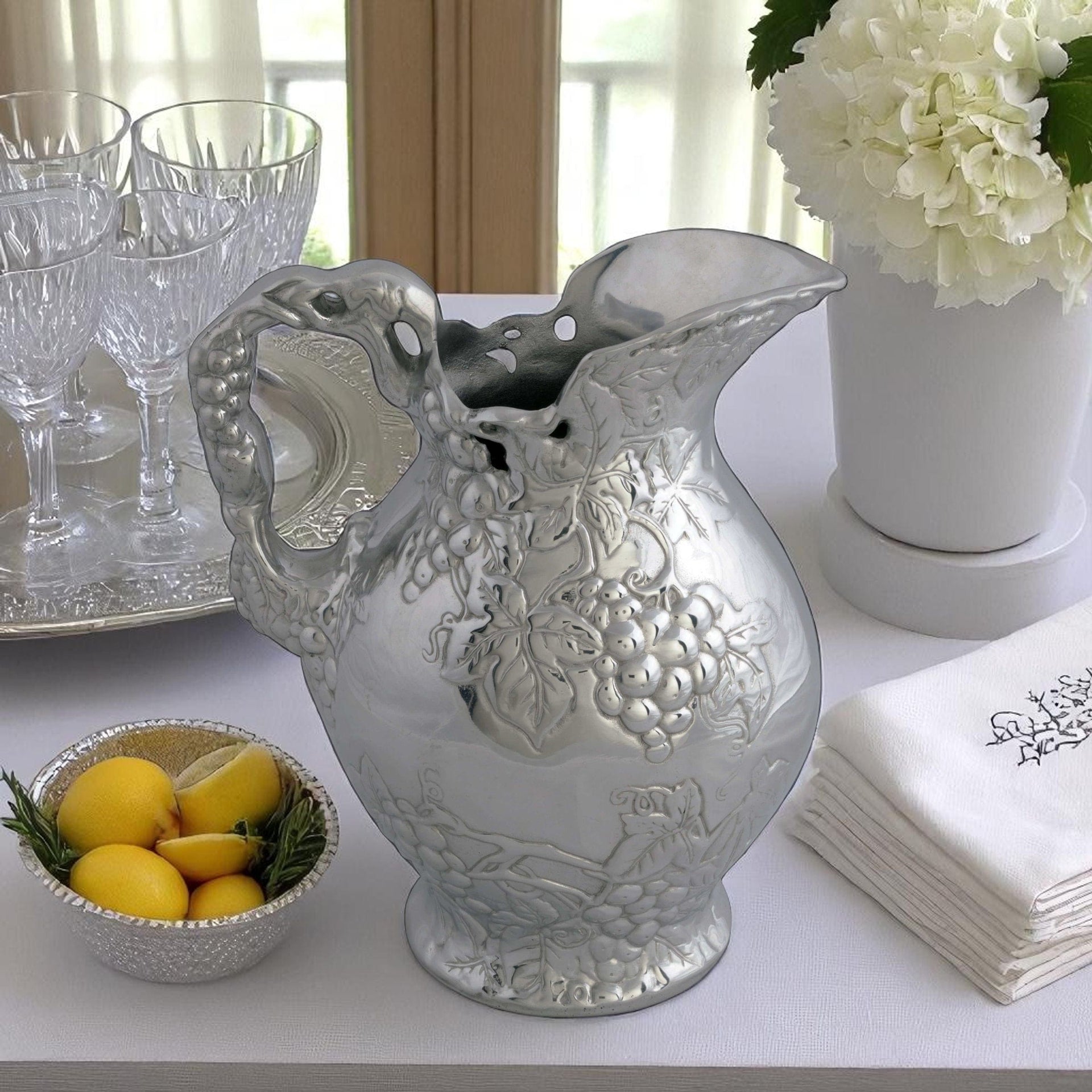 Grape Pitcher Arthur Court Designs