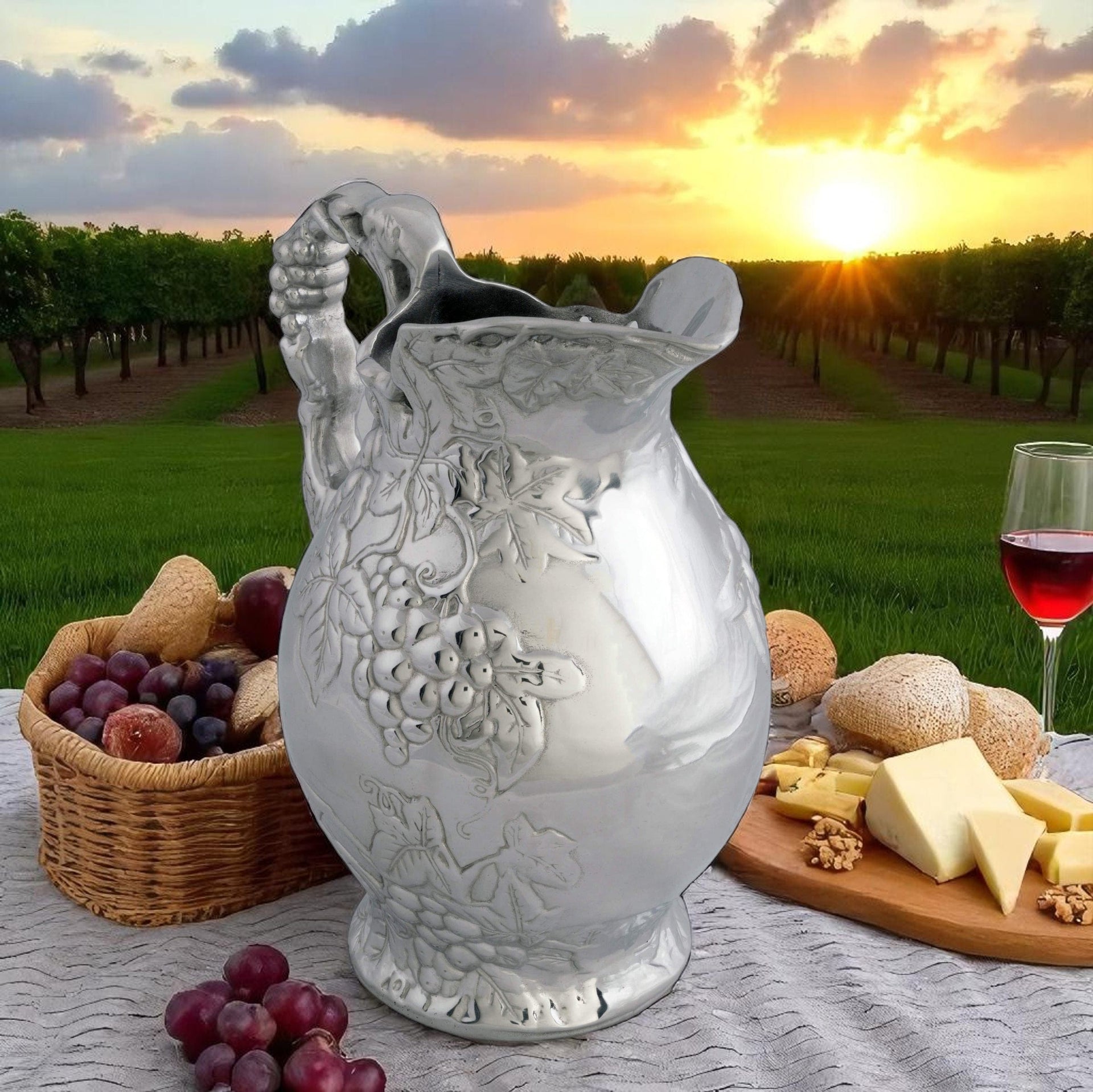Grape Pitcher Arthur Court Designs