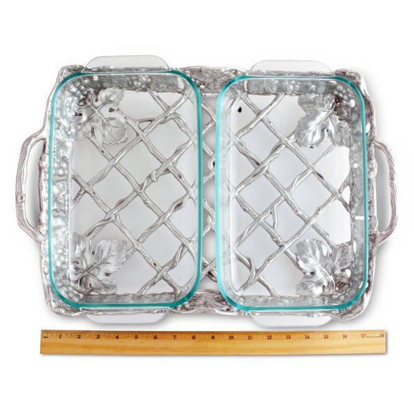 Grape Pyrex Holder 2qt Arthur Court Designs