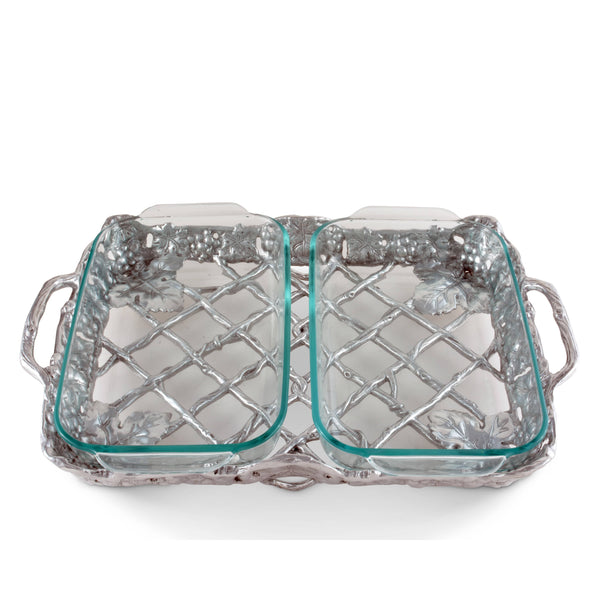 Grape Pyrex Holder 2qt Arthur Court Designs