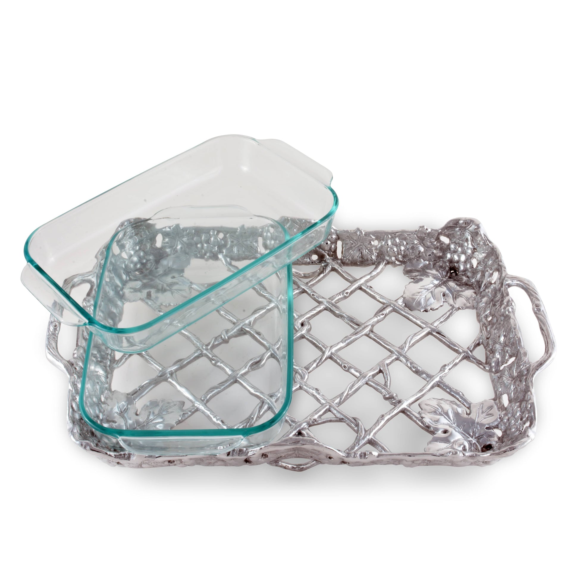 Grape Pyrex Holder 2qt Arthur Court Designs