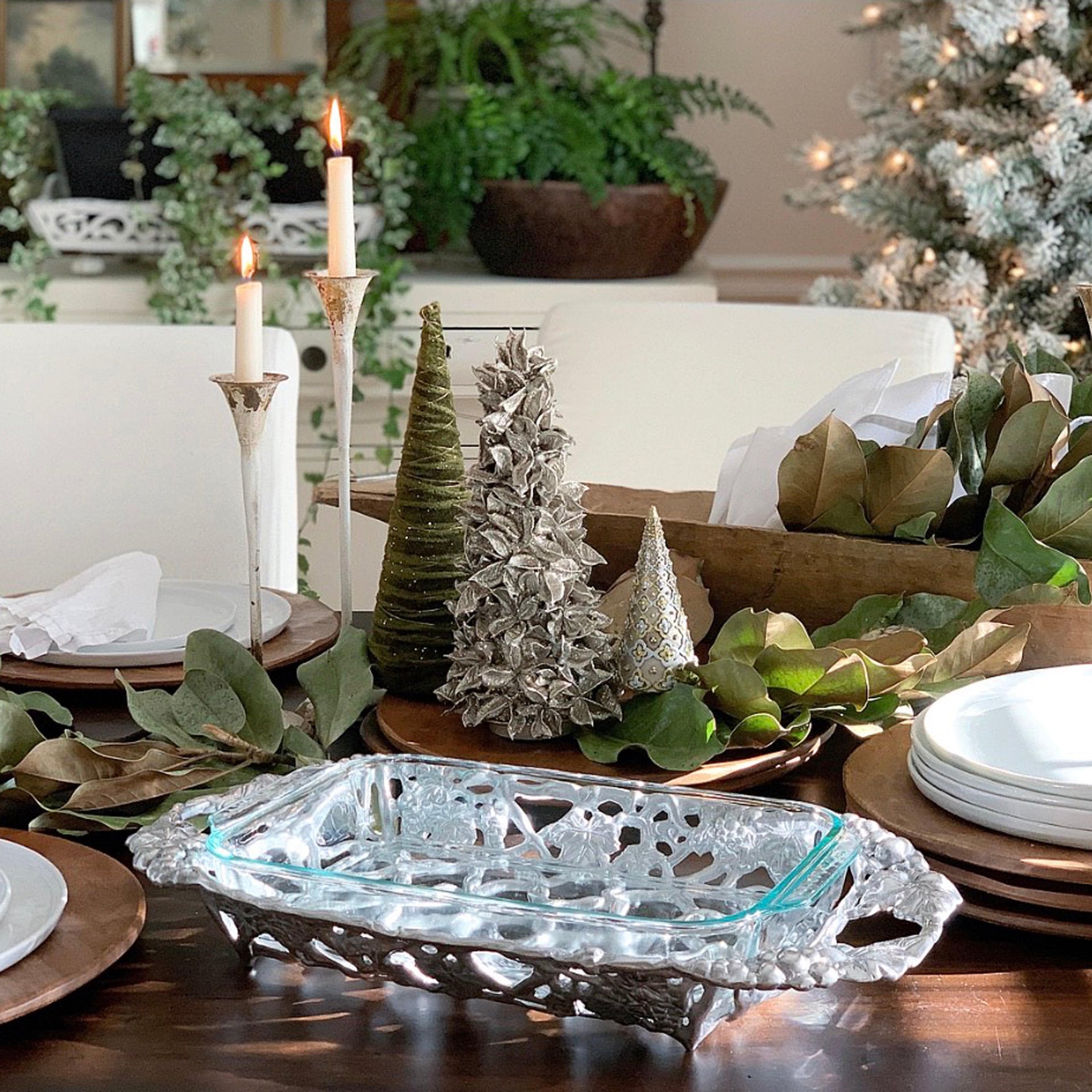 Grape Pyrex Holder 3qt Arthur Court Designs