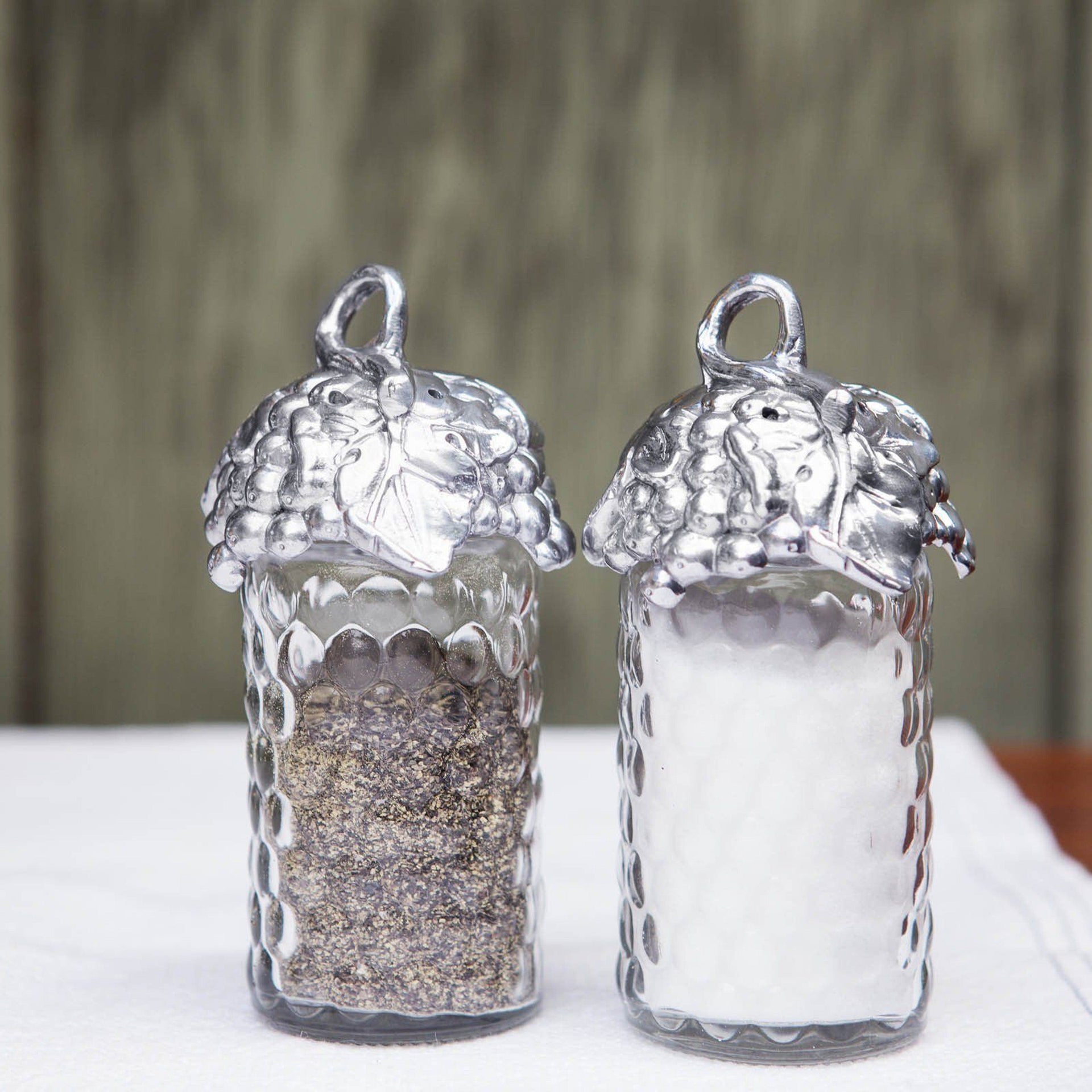 Grape Salt and Pepper Set Arthur Court Designs