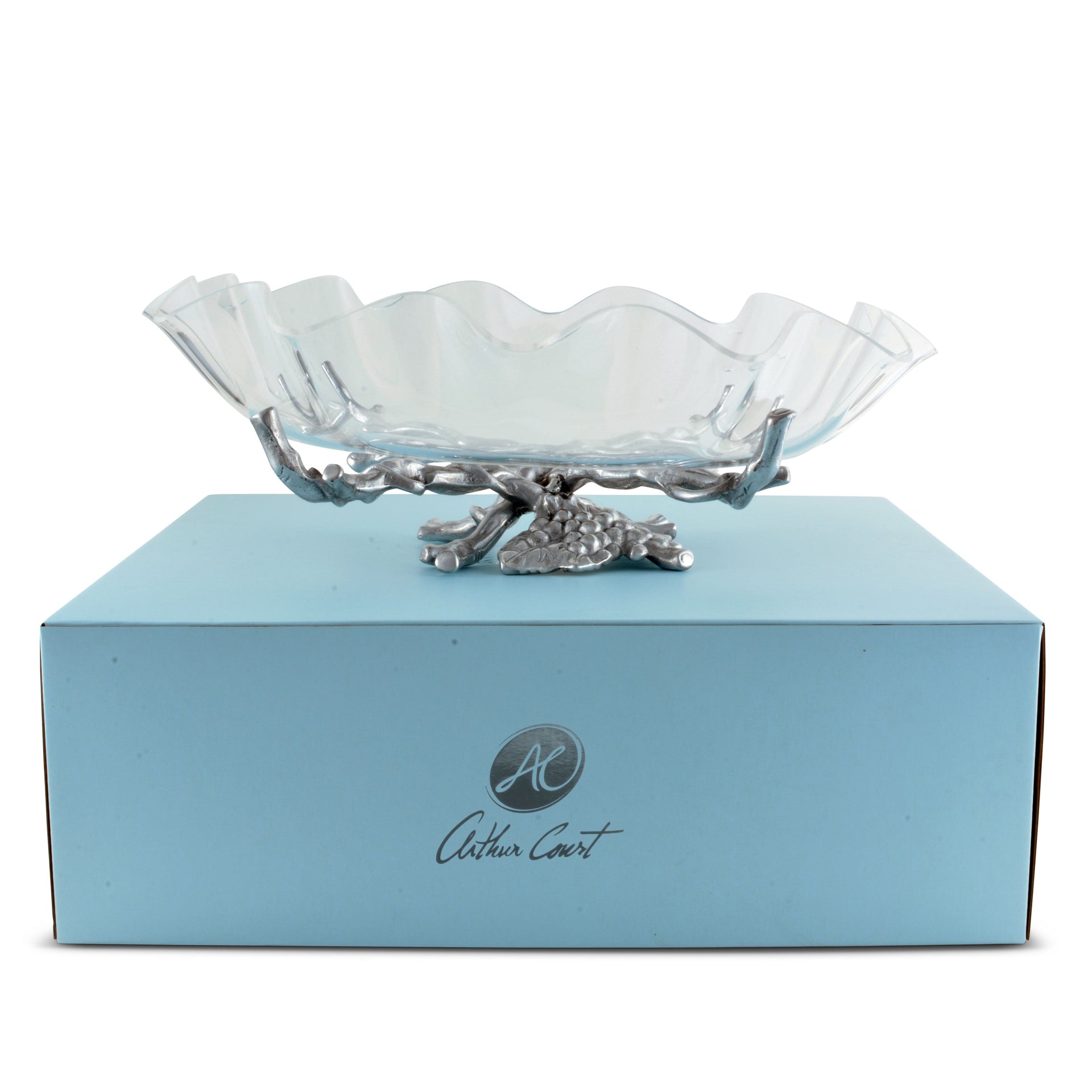 Grape Stand Acrylic Bowl 16 Arthur Court Designs