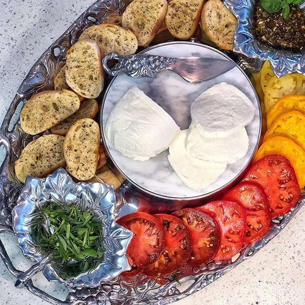 Grape Tray Entertainment Set 5 Arthur Court Designs