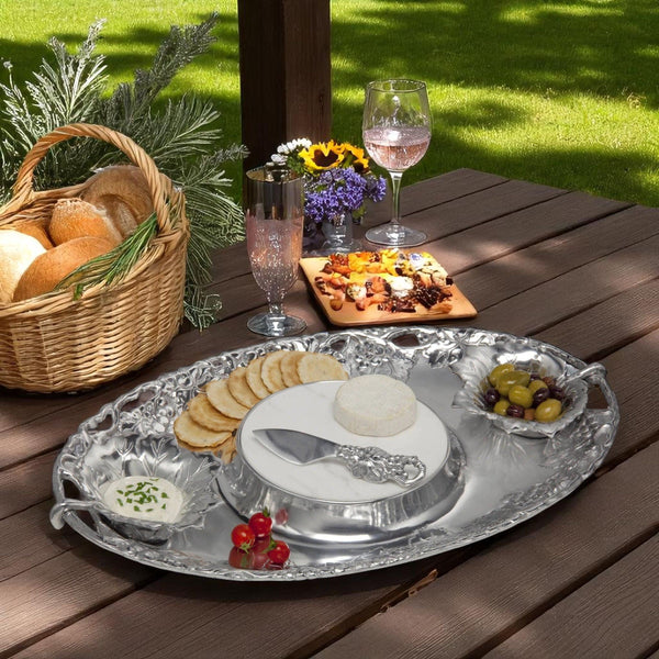 Grape Tray Entertainment Set 5 Arthur Court Designs