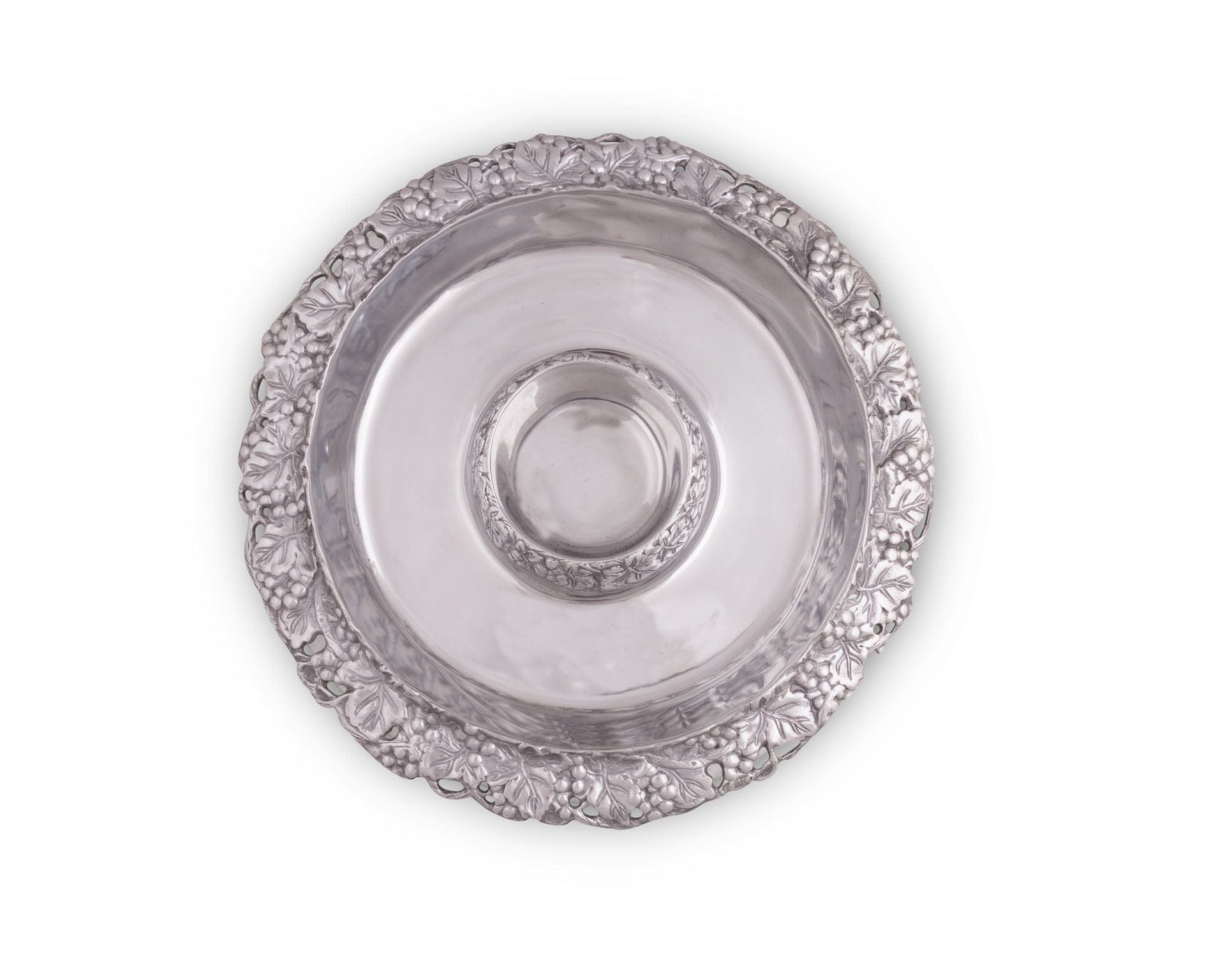 Grape Tray with Glass Bowls by Arthur Court Designs