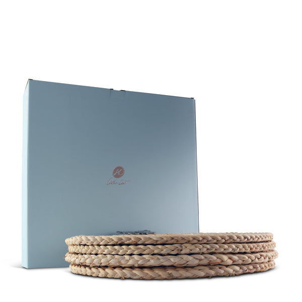 Grape Twisted Seagrass Placemats - set of 4 Arthur Court Designs