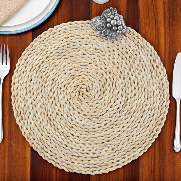 Grape Twisted Seagrass Placemats - set of 4 Arthur Court Designs