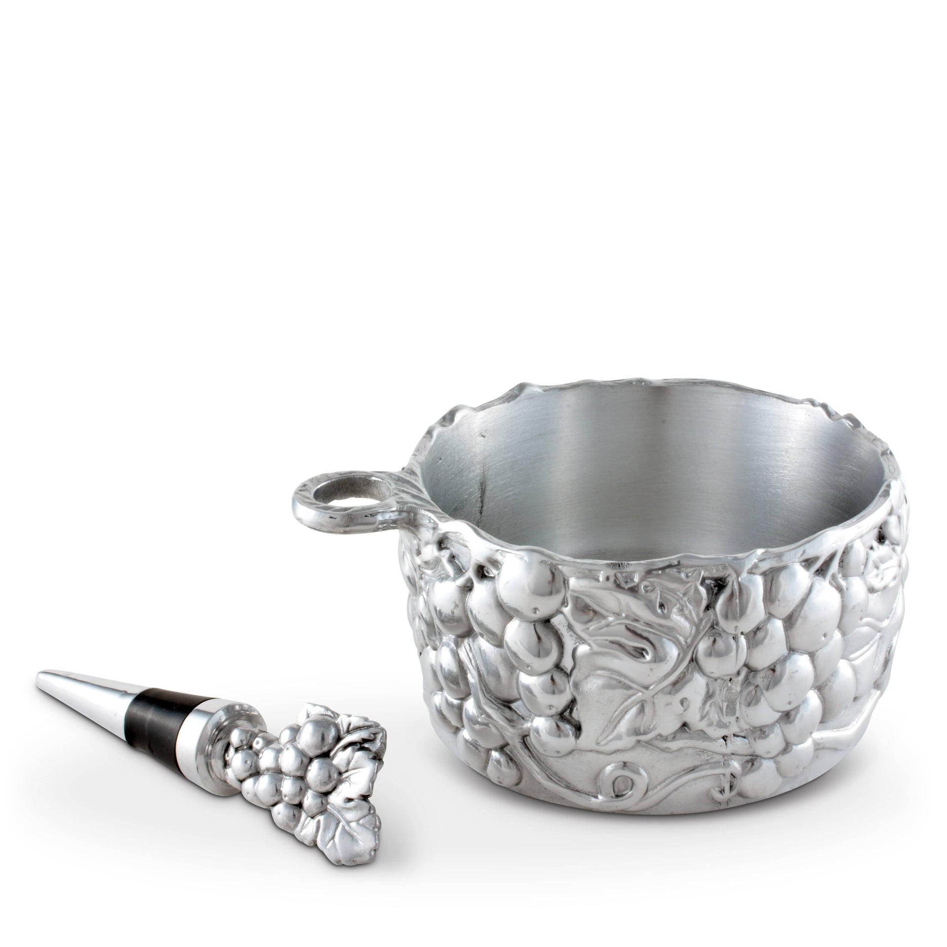 Grape Wine Caddy and Stopper Set Arthur Court Designs