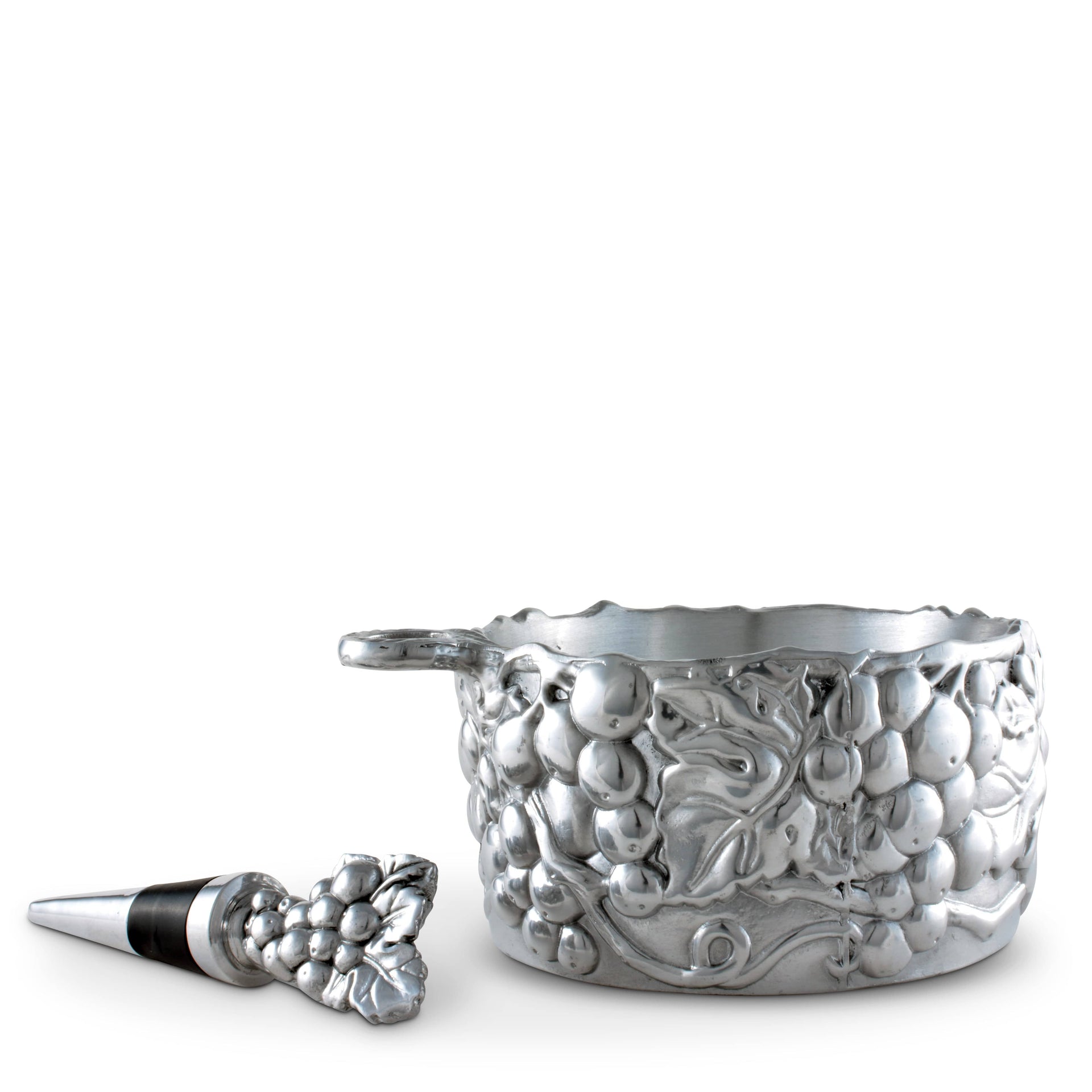 Grape Wine Caddy and Stopper Set Arthur Court Designs