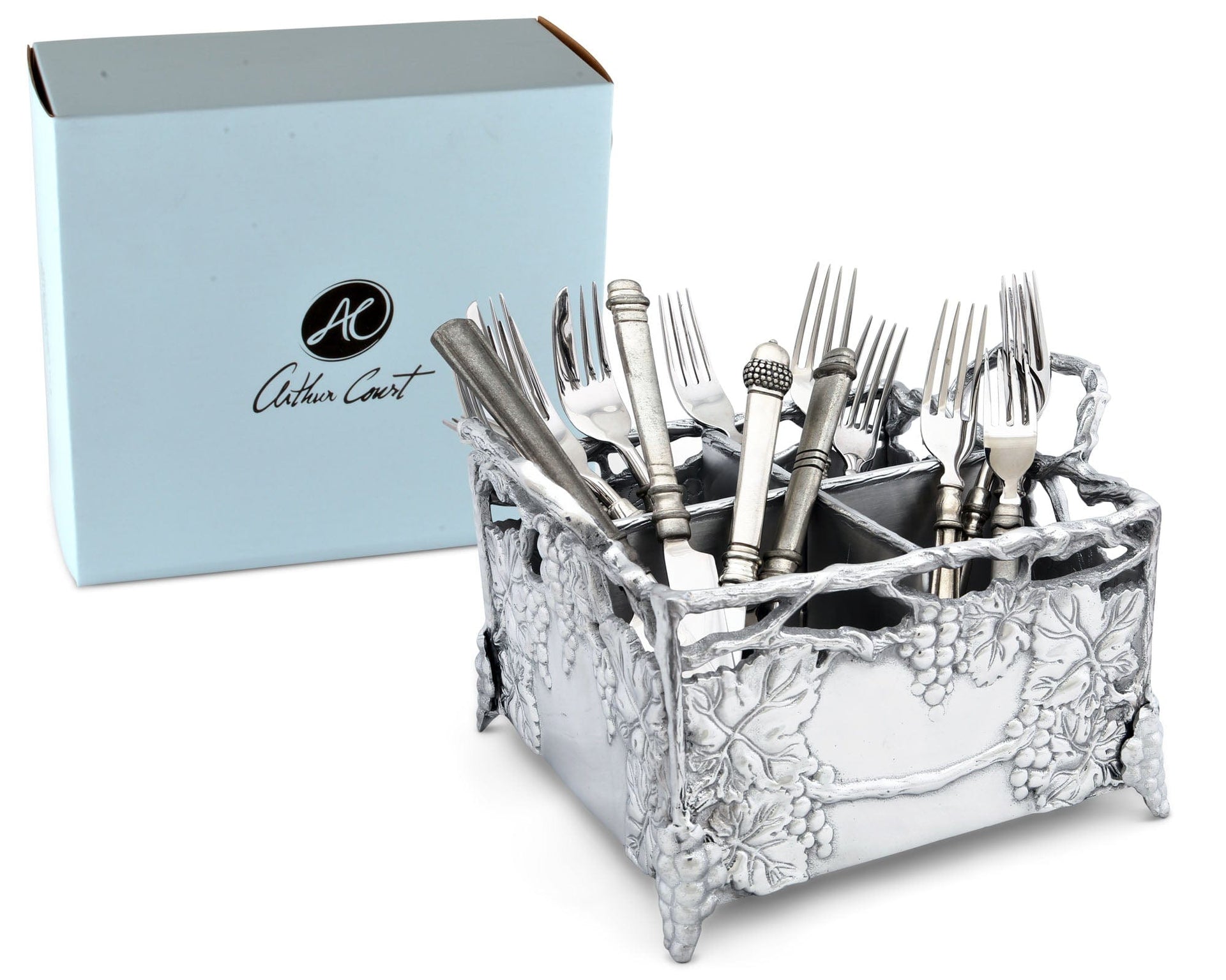 Grapevine Flatware Caddy by Arthur Court Designs