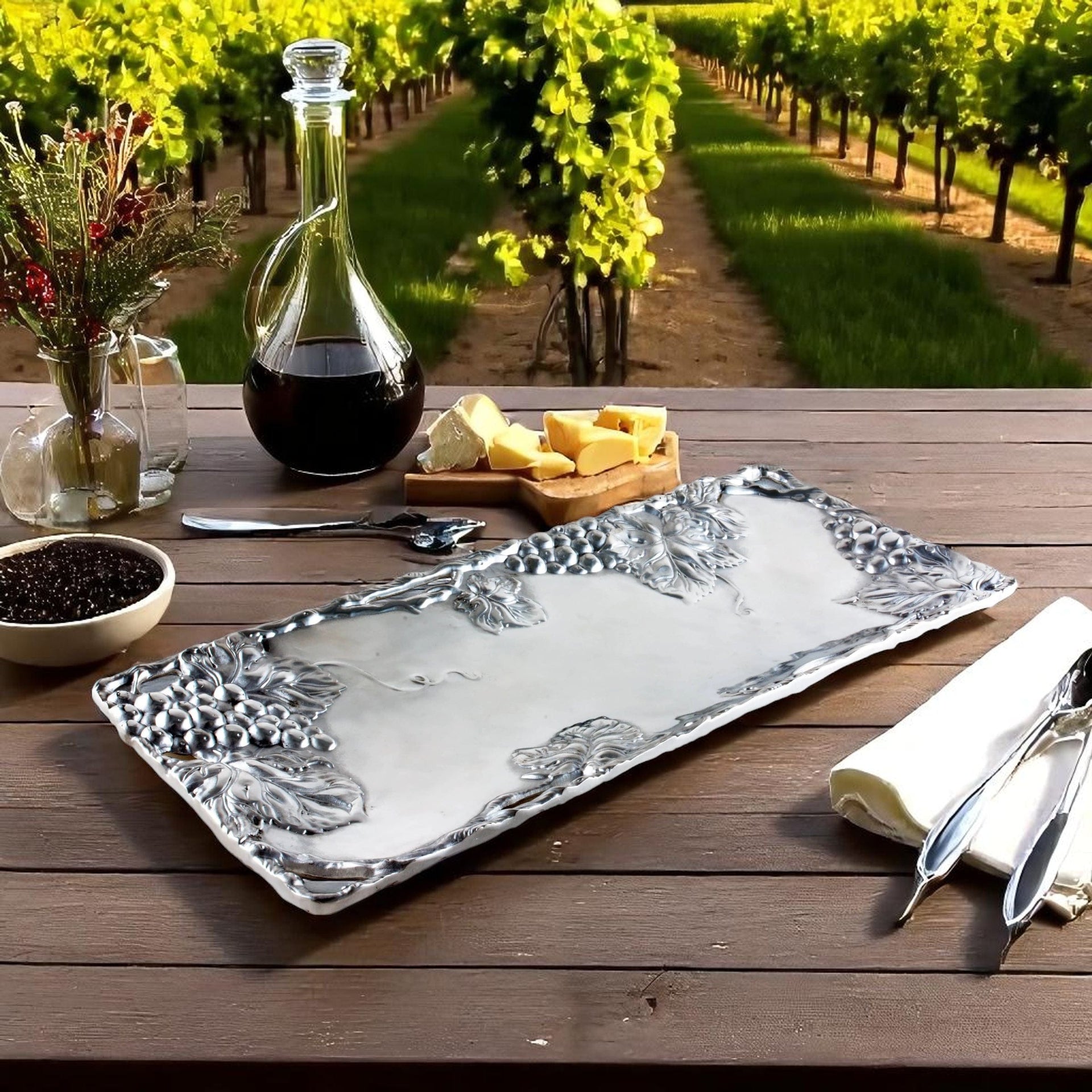 Grapevine Oblong Tray Arthur Court Designs
