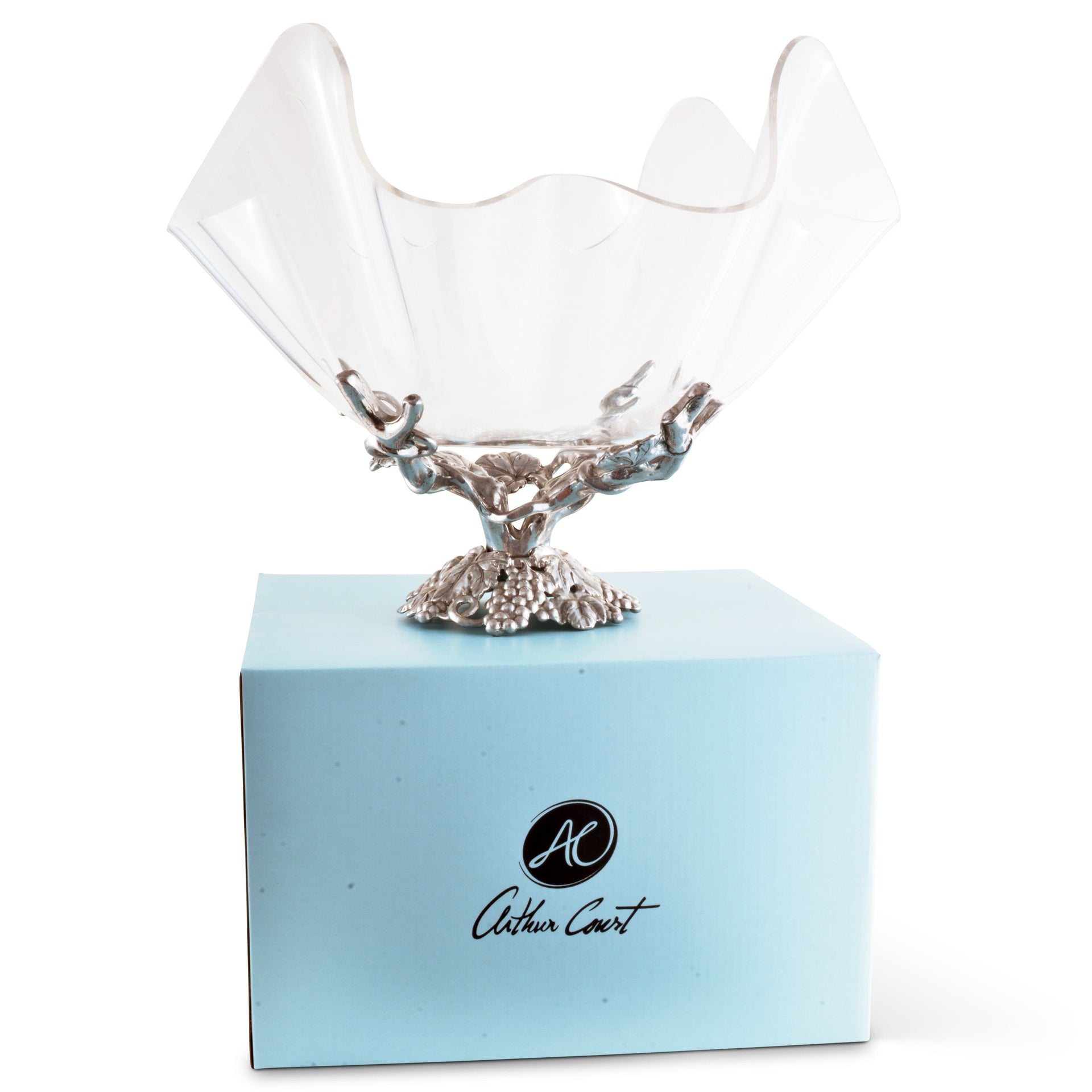 Grapevine Stand Acrylic Bowl 14 Arthur Court Designs