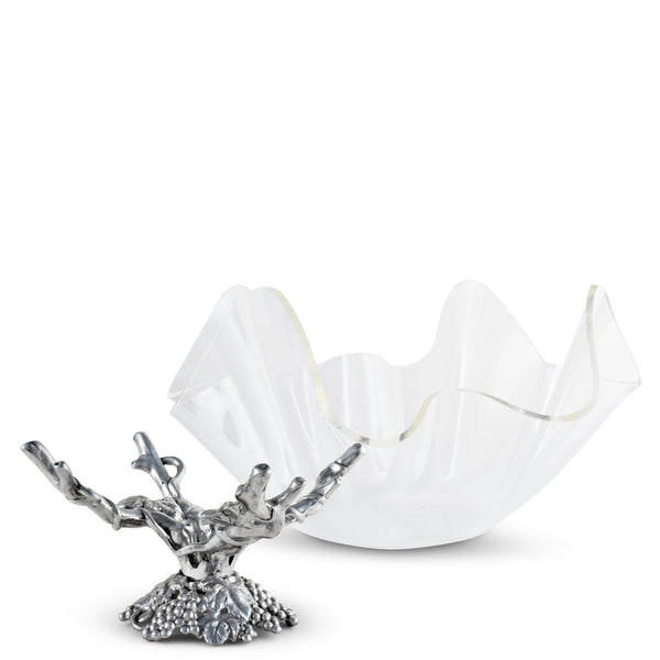 Grapevine Stand Acrylic Bowl 14 Arthur Court Designs