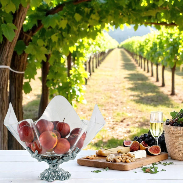 Grapevine Stand Acrylic Bowl 14 Arthur Court Designs